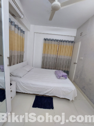 Furnished 1BHK Apartment Rent in Bashundhara R/A